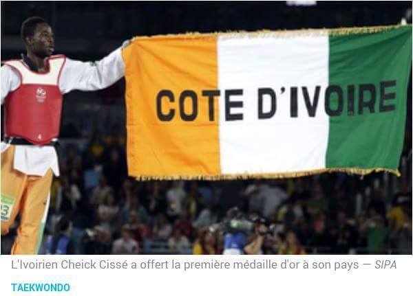 JO 2016 : premier titre olympique de la Côte d'Ivoire avec Cheick Cissé en taekwondo