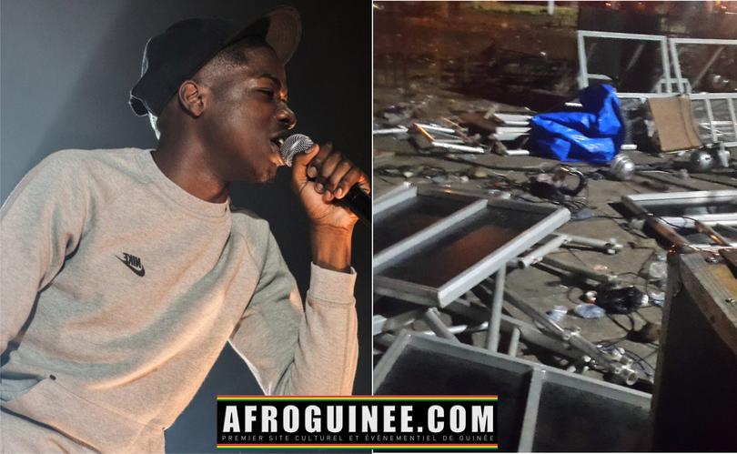 Déception totale le concert de MHD en Guinée tourne au drame