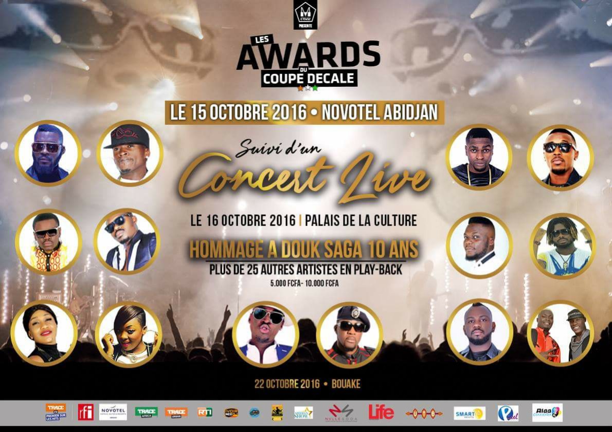 Awards du coupé décalé la liste par catégorie.