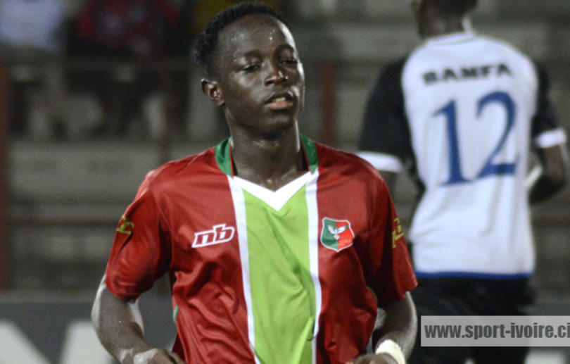 Le jeune milieu de terrain de l’Africa Sport d’Abidjan élu meilleur joueur de Ligue 1 pour le mois de février 2017