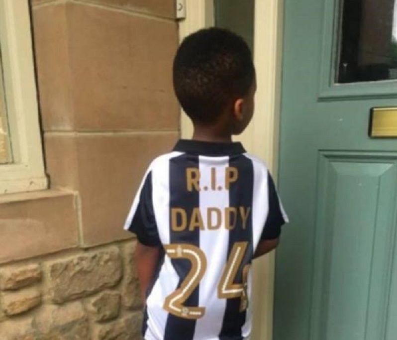 La photo du fils de Cheick Tioté qui brise le coeur